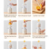 Multifunctional Wireless Electric Juicer Steel Orange Lemon Blender USB Portable Mini Fruit Squeezer Pressure Juicer Kitchen - Image 4