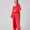Cozy Pajama Set, 3 Piece Lounge Set, Cute Loungewear, Warm Suit Sets, Matching Set, Lounge Set, 3 Piece Pant Sets, Women Winter Dress - Image 10