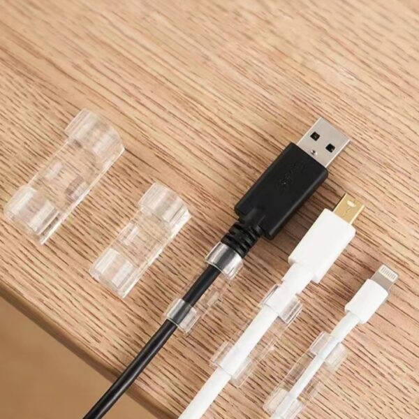 Wire Holder Routing Artifact Punch-free Self-adhesive Seamless Snap Clip
